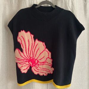 ANTHROPOLOGIE CAP SLEEVE FLOWER 🌺